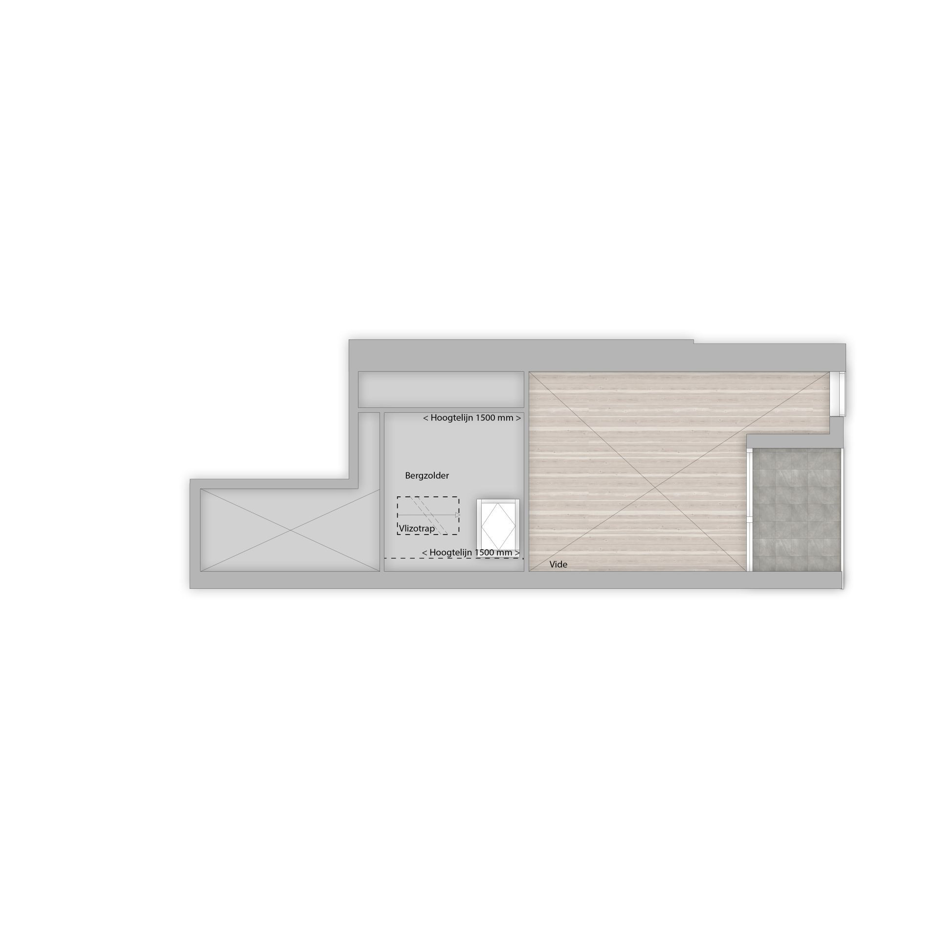 Plattegrond plattegrond entresol woningtype d2, bouwnummer 35 D2 Florant