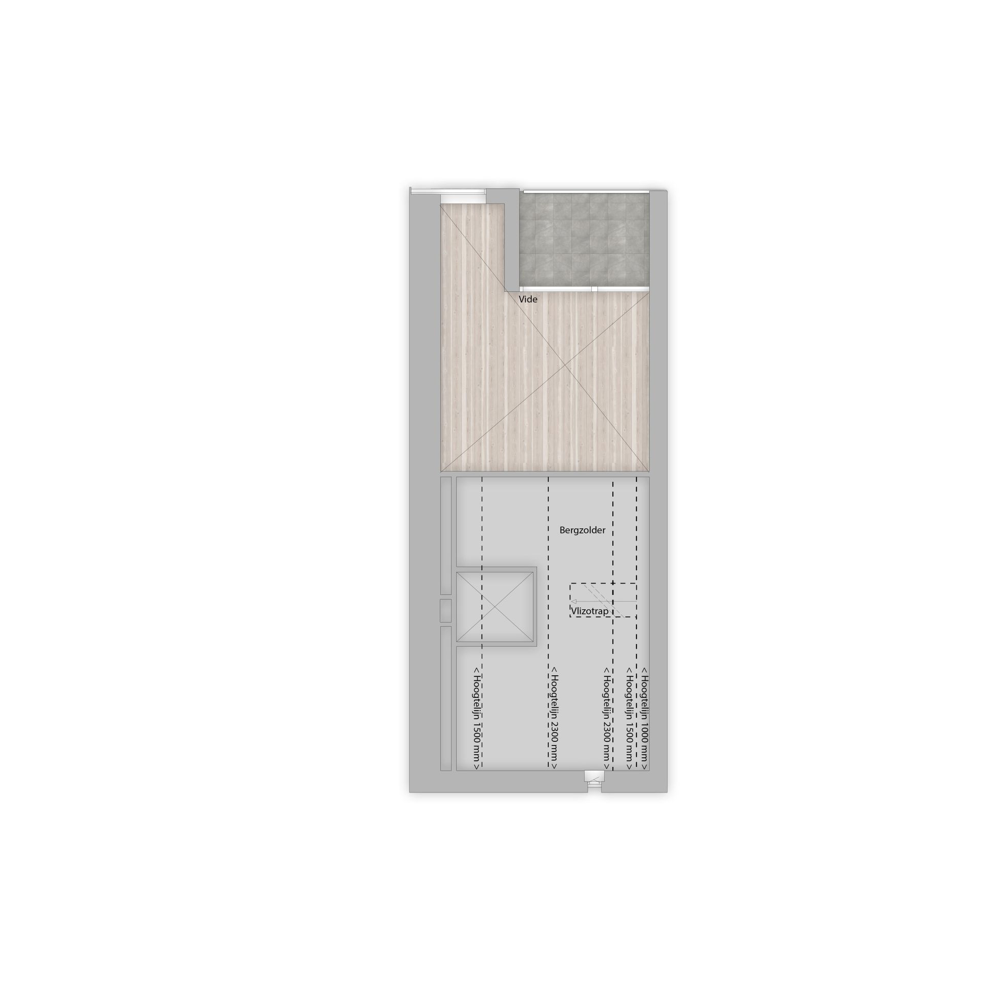 Plattegrond plattegrond entresol woningtype a3, bouwnummer 32 A3 Florant