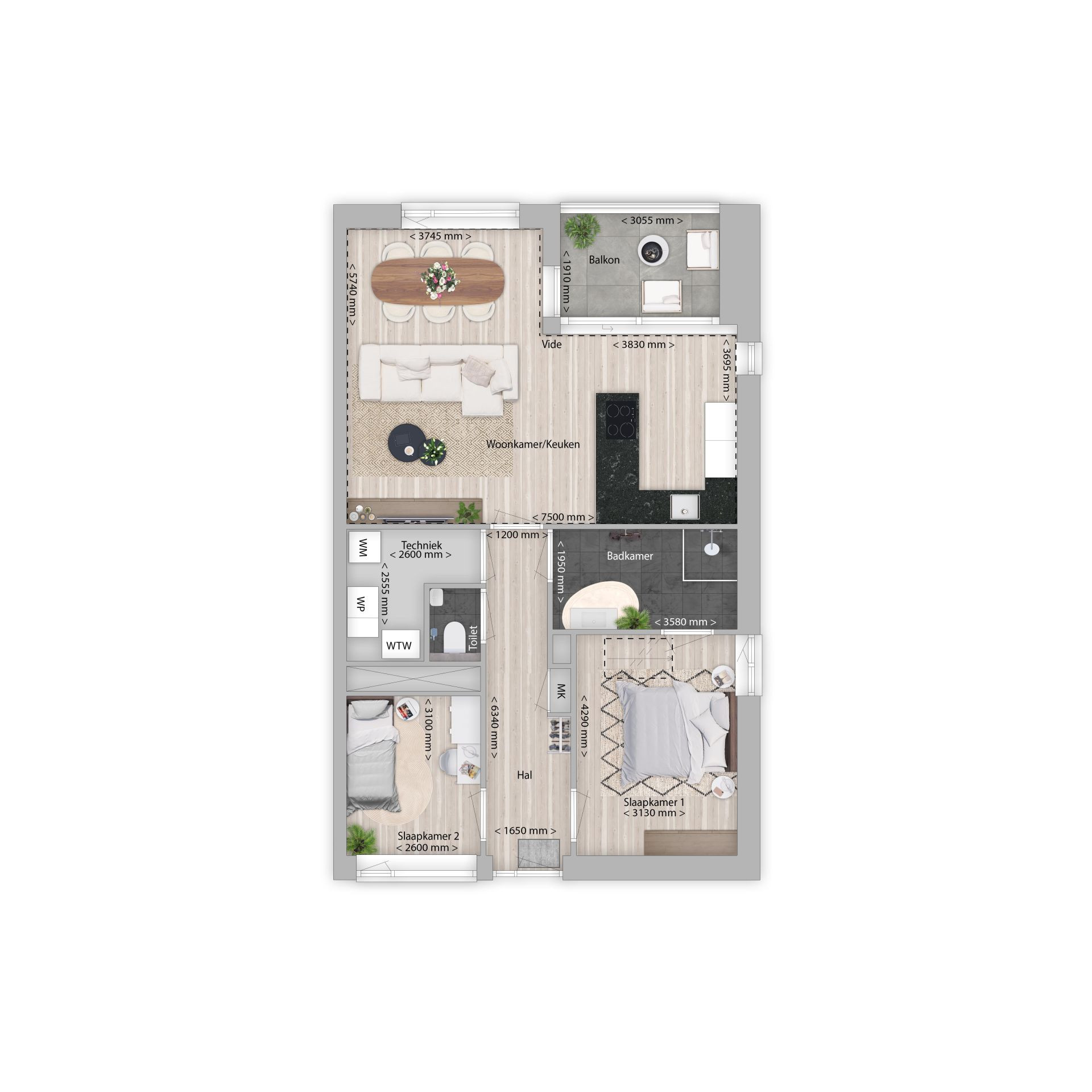 Plattegrond plattegrond woningtype a4_bnr 32 A4 Florant